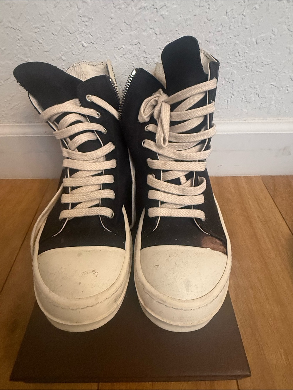Rick Owen’s dark shadow shoes